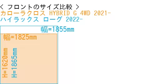 #カローラクロス HYBRID G 4WD 2021- + ハイラックス ローグ 2022-
